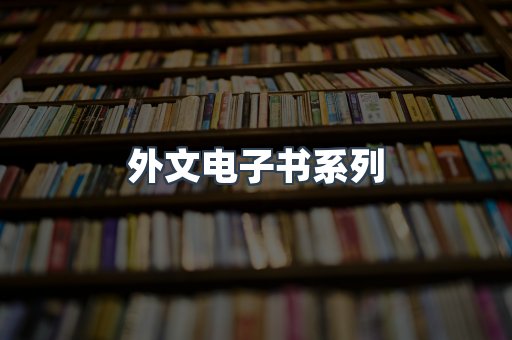 外文电子书系列